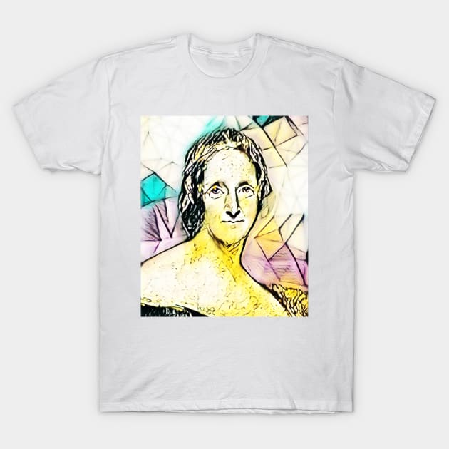 Mary Shelley Portrait | Mary shelley artwork 3 T-Shirt by JustLit